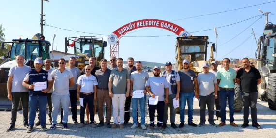 Tekirdağ Şarköy’ün kahraman personeline takdir belgesi